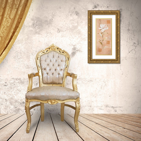 Dream in cream I Gold Ornate Wood Framed Art Print with Double Matting by Butler, Peter