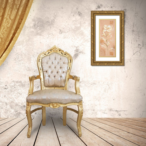 Dream in cream III Gold Ornate Wood Framed Art Print with Double Matting by Butler, Peter