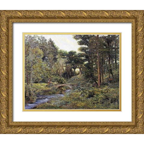 Hors Concours Gold Ornate Wood Framed Art Print with Double Matting by Bonnefoy, Henri Arthur