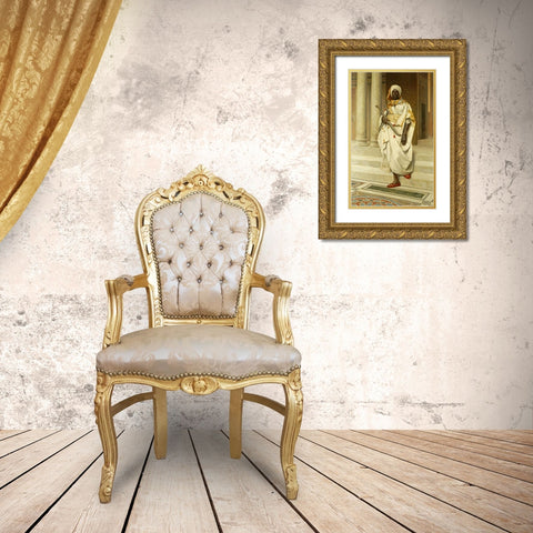The Emir Gold Ornate Wood Framed Art Print with Double Matting by Deutsch, Ludwig