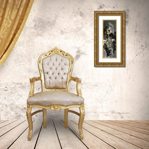 Spain Gold Ornate Wood Framed Art Print with Double Matting by Vrubel, Mihail Aleksandrovic