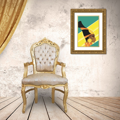 From Darkest Africa, 1927 Gold Ornate Wood Framed Art Print with Double Matting by McIntosh, Frank