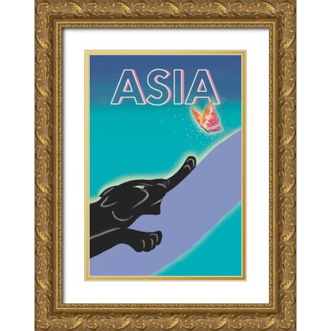 Bright Moment, 1932 Gold Ornate Wood Framed Art Print with Double Matting by McIntosh, Frank