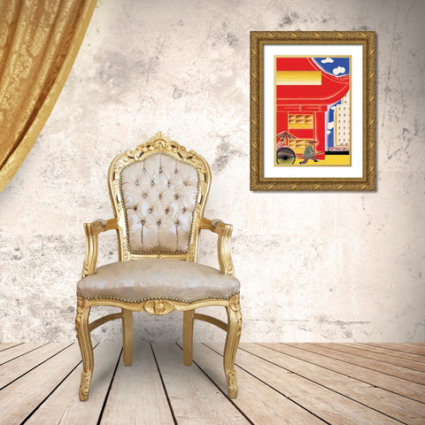 Innovation, 1932 Gold Ornate Wood Framed Art Print with Double Matting by McIntosh, Frank