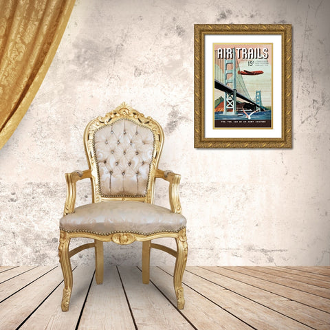 You, Too Can Be an Army Aviator, 1939 Gold Ornate Wood Framed Art Print with Double Matting by Unknown