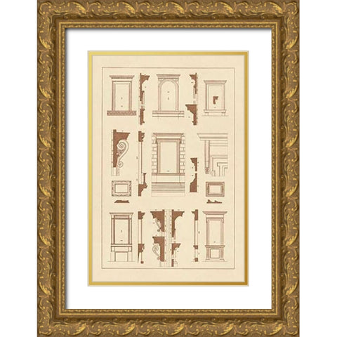 Widows of the Renaissance Gold Ornate Wood Framed Art Print with Double Matting by Buhlmann, J.
