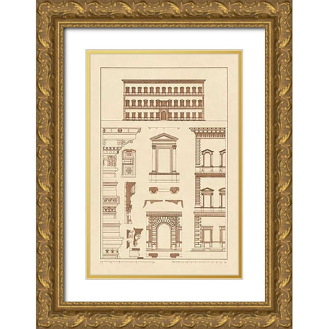 Palazzo Vendramin - Calergi at Venice Gold Ornate Wood Framed Art Print with Double Matting by Buhlmann, J.