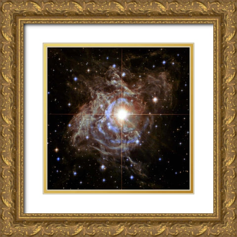 Cepheid Variable Star Gold Ornate Wood Framed Art Print with Double Matting by NASA