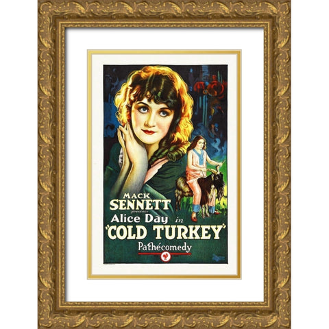 Cold Turkey Gold Ornate Wood Framed Art Print with Double Matting by Hollywood Photo Archive