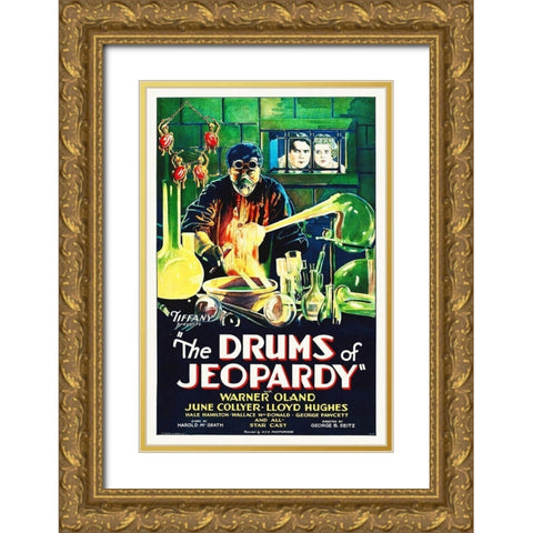 Drums of Jeapody Gold Ornate Wood Framed Art Print with Double Matting by Hollywood Photo Archive