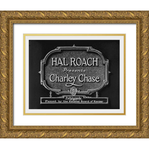 FluttHeartsHalRoachPresPRESSeq Gold Ornate Wood Framed Art Print with Double Matting by Hollywood Photo Archive