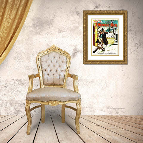 Hoyts A Midnight Bell Gold Ornate Wood Framed Art Print with Double Matting by Hollywood Photo Archive