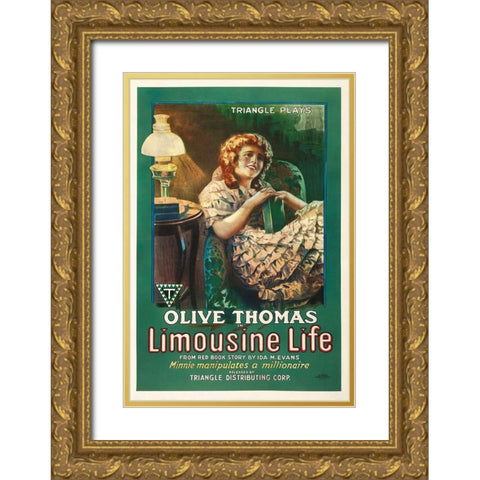 Limousine Life Gold Ornate Wood Framed Art Print with Double Matting by Hollywood Photo Archive