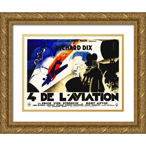 The Lost Squadron FRA, 1922 Gold Ornate Wood Framed Art Print with Double Matting by Hollywood Photo Archive