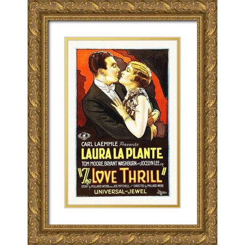 The Love Thrill Gold Ornate Wood Framed Art Print with Double Matting by Hollywood Photo Archive
