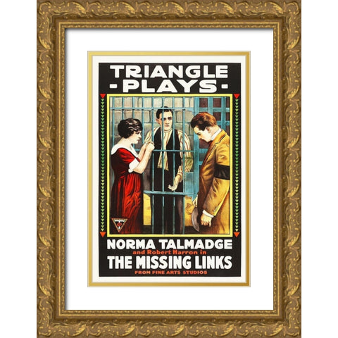 The Missing Links Gold Ornate Wood Framed Art Print with Double Matting by Hollywood Photo Archive