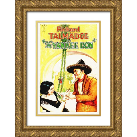 The Yankee Don Gold Ornate Wood Framed Art Print with Double Matting by Hollywood Photo Archive