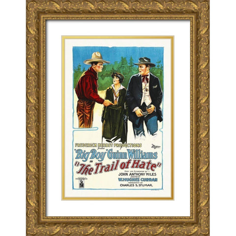 Trail of Hate Gold Ornate Wood Framed Art Print with Double Matting by Hollywood Photo Archive