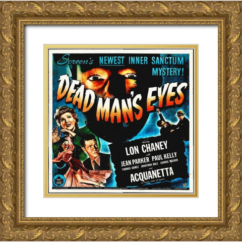 Dead Mans Eyes Gold Ornate Wood Framed Art Print with Double Matting by Hollywood Photo Archive