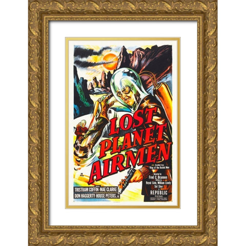 Lost Planet Airmen Gold Ornate Wood Framed Art Print with Double Matting by Hollywood Photo Archive