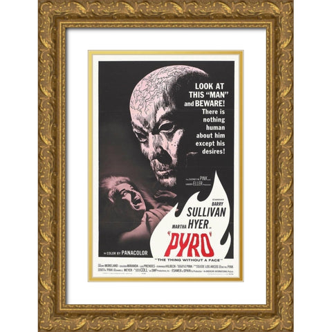 Pyro Gold Ornate Wood Framed Art Print with Double Matting by Hollywood Photo Archive