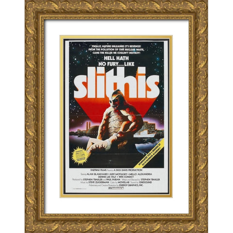 Slithis Gold Ornate Wood Framed Art Print with Double Matting by Hollywood Photo Archive