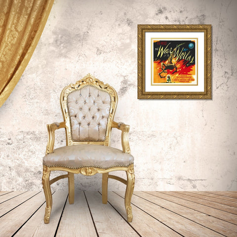 War Of The Worlds Gold Ornate Wood Framed Art Print with Double Matting by Hollywood Photo Archive