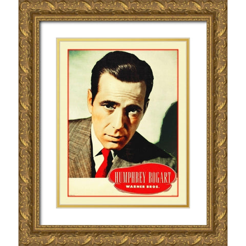 Bogart Gold Ornate Wood Framed Art Print with Double Matting by Hollywood Photo Archive