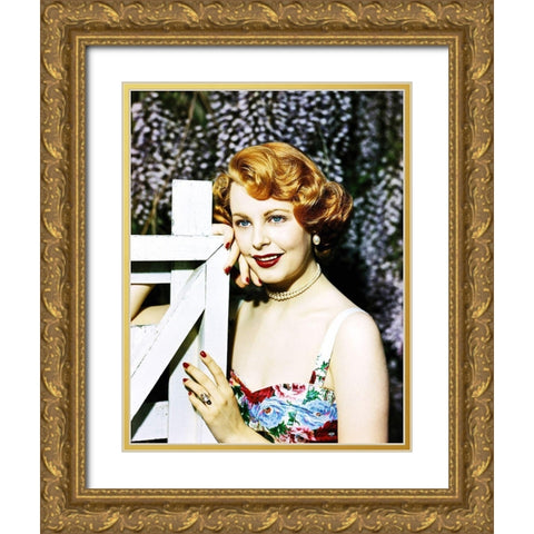 Alene Dahl Gold Ornate Wood Framed Art Print with Double Matting by Hollywood Photo Archive