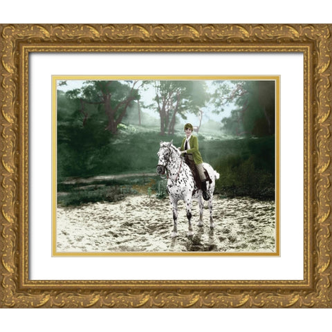 Mary Astor Gold Ornate Wood Framed Art Print with Double Matting by Hollywood Photo Archive