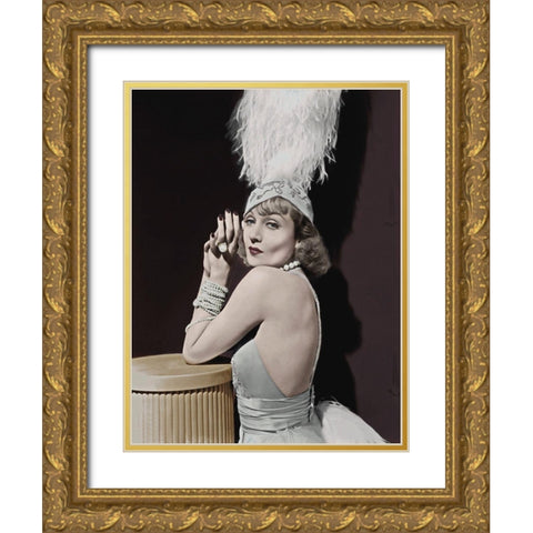 Carole Lombard - Love Before Breakfast Gold Ornate Wood Framed Art Print with Double Matting by Hollywood Photo Archive