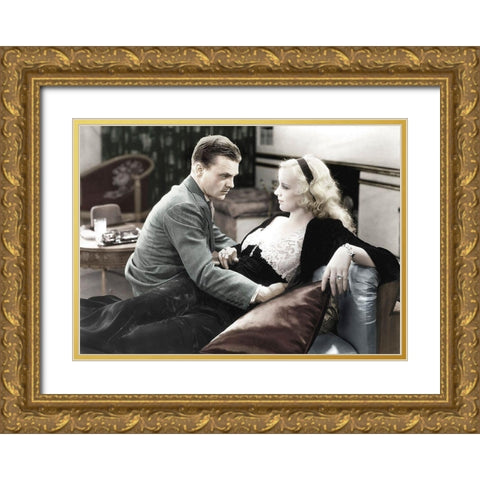 James Cagney - Winner Take All Gold Ornate Wood Framed Art Print with Double Matting by Hollywood Photo Archive