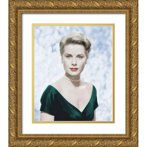 Grace Kelly - The Country Girl Gold Ornate Wood Framed Art Print with Double Matting by Hollywood Photo Archive
