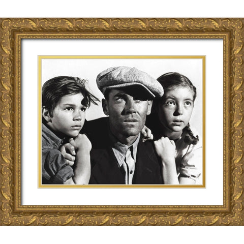 Henry Fonda Gold Ornate Wood Framed Art Print with Double Matting by Hollywood Photo Archive