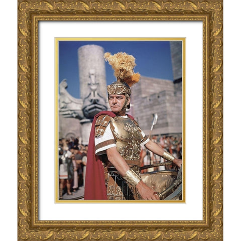 Jack Hawkins - Ben Hur Gold Ornate Wood Framed Art Print with Double Matting by Hollywood Photo Archive