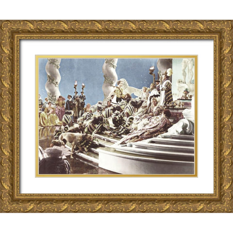 James Cagney Gold Ornate Wood Framed Art Print with Double Matting by Hollywood Photo Archive