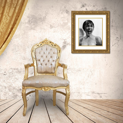 Janet Leigh - Psycho Gold Ornate Wood Framed Art Print with Double Matting by Hollywood Photo Archive