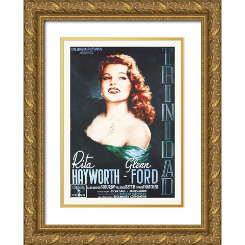 Affair In Trindad Gold Ornate Wood Framed Art Print with Double Matting by Hollywood Photo Archive