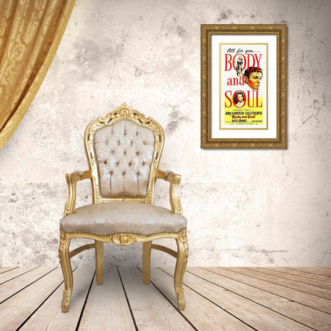 Body And Soul Gold Ornate Wood Framed Art Print with Double Matting by Hollywood Photo Archive