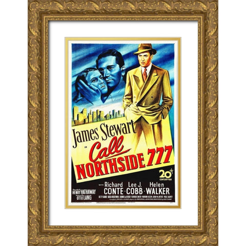 Call Northside 777 Gold Ornate Wood Framed Art Print with Double Matting by Hollywood Photo Archive