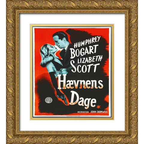 Danish - Dead Reckoning Gold Ornate Wood Framed Art Print with Double Matting by Hollywood Photo Archive