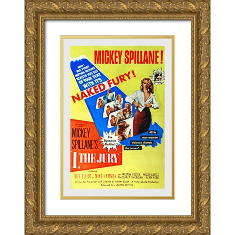 I, The Jury Gold Ornate Wood Framed Art Print with Double Matting by Hollywood Photo Archive