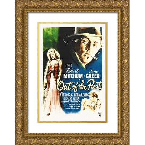 Out Of The Past Gold Ornate Wood Framed Art Print with Double Matting by Hollywood Photo Archive