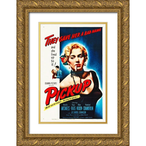 Pickup Gold Ornate Wood Framed Art Print with Double Matting by Hollywood Photo Archive