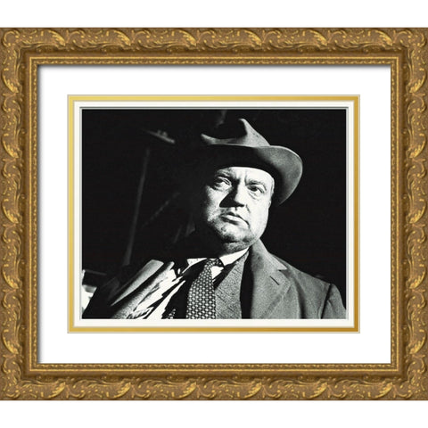 Promotional Still - Orsen Welles - A Touch of Evil Gold Ornate Wood Framed Art Print with Double Matting by Hollywood Photo Archive
