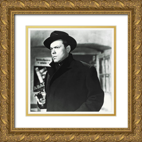 Promotional Still - Orsen Welles - The Third Man Gold Ornate Wood Framed Art Print with Double Matting by Hollywood Photo Archive