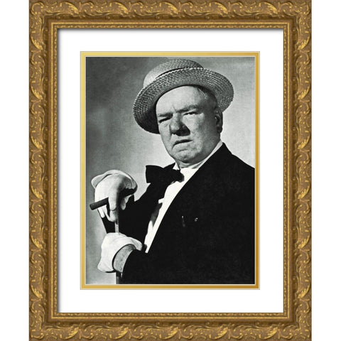 Promotional Still - WC Fields - Follow Me Boys Gold Ornate Wood Framed Art Print with Double Matting by Hollywood Photo Archive