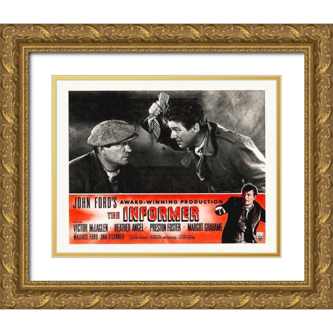 The Informer Gold Ornate Wood Framed Art Print with Double Matting by Hollywood Photo Archive