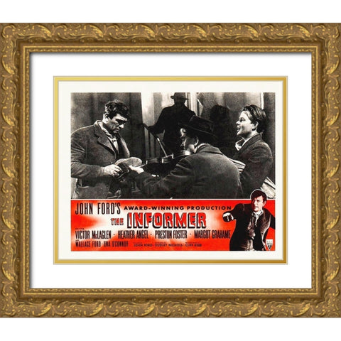 The Informer Gold Ornate Wood Framed Art Print with Double Matting by Hollywood Photo Archive
