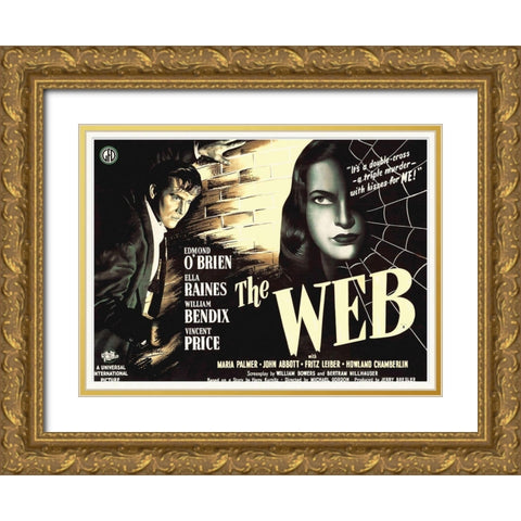 The Web Gold Ornate Wood Framed Art Print with Double Matting by Hollywood Photo Archive